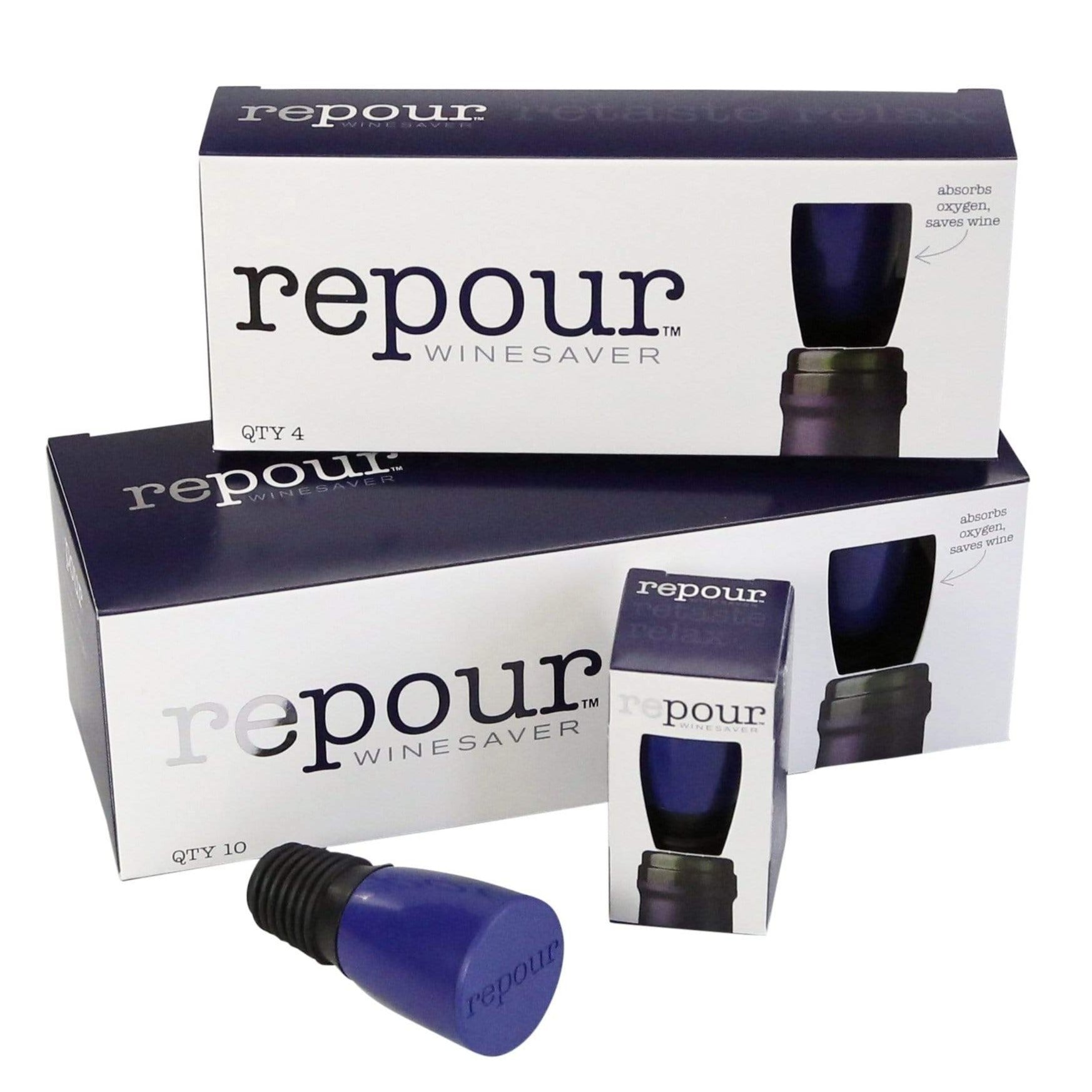 Wine Saver Stopper by Repour - Keep Wine Fresh
