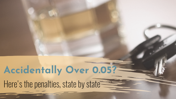 What are the penalties if you are accidentally over the limit 0.05?