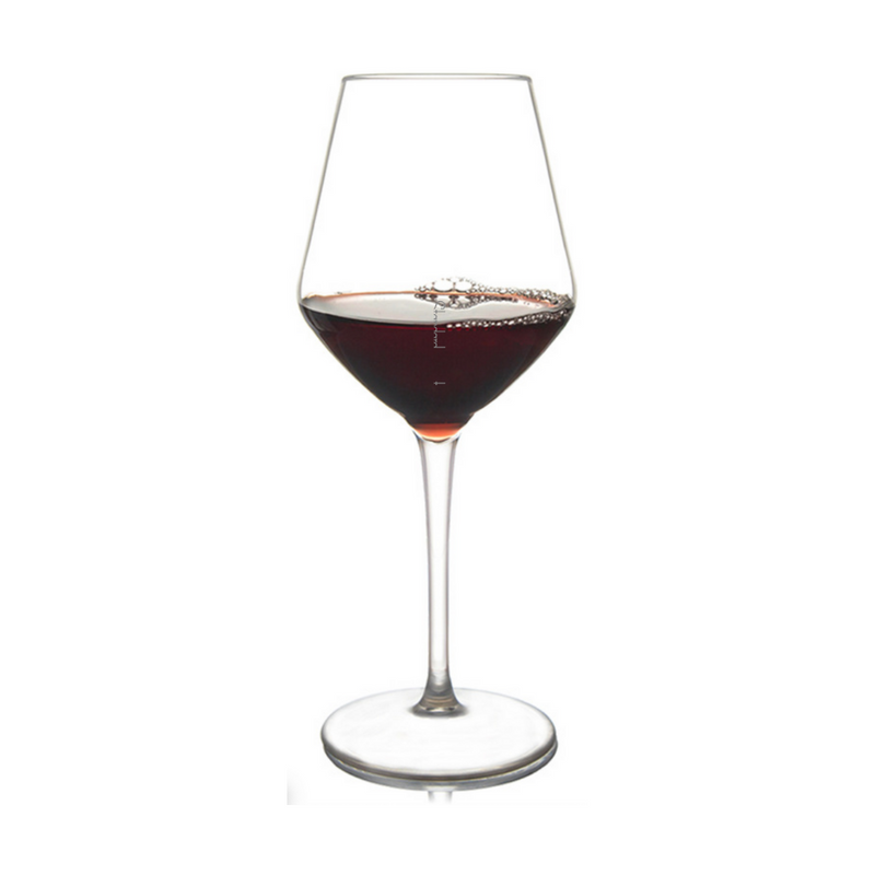 Shatterproof Viva La Vino Wine Glass With Pour Lines - Set of 4