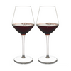 (NQR) Shatterproof Viva La Vino Wine Glass With Pour Lines - Set of 4 (NQR)