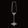 Crystal Champagne Flute With Pour Lines - Set of 4