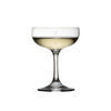 Saucer Coupe Champagne Cocktail Crystal Glass, Pour Lines - Set of 6